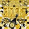 New Years Eve Party Supplies 2025, 121pcs New Years Decorations, NYE Decorations 2025 with Happy New Year Banner, 2025 Balloons, Fringe Curtains, Foil Balloons for Happy New Year 2025